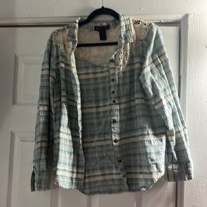 Button down western shirt